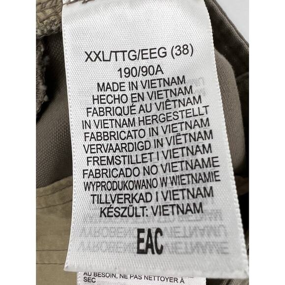 Marmot Pants Mens 38 X 28 Risdon Brown Heavy Canvas Straight Leg Outdoors Hiking - Picture 9 of 11